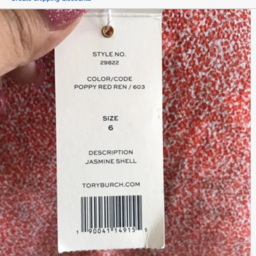 Tory Burch Women Silk Jasmine blouse NWT